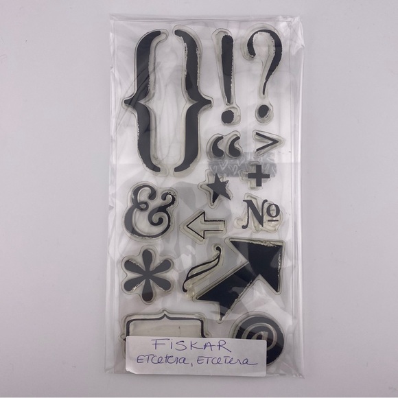 Fiskars Etcetera Etcetera Stamp Set - Picture 2 of 4